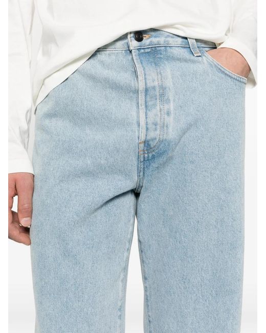 メンズ The Row Morton ストレートジーンズ Blue