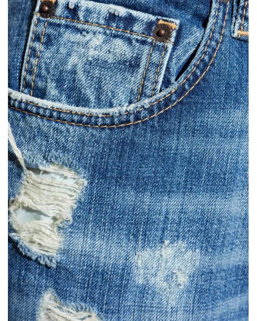 DSquared² Gerafelde Jeans in het Blue voor heren