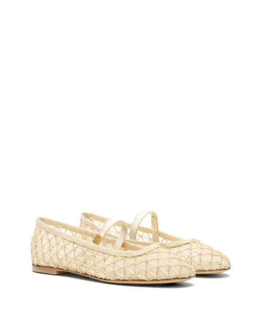 Casadei Natural Sifnos Ballet Flats