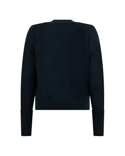 Moorer Blue Button-Front Cardigan