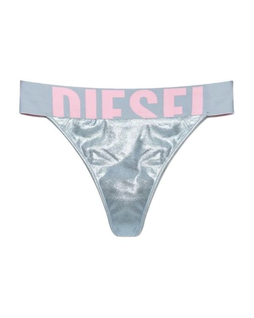 Bas De Bikini Lolita-D-Pop Métallisé DIESEL en coloris Blue