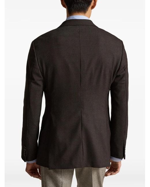 Polo Ralph Lauren Black Notch-Lapel Blazer for men