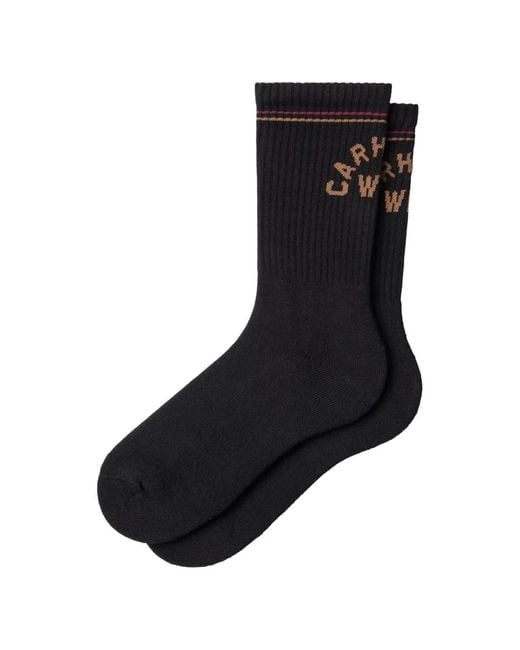 Carhartt Black Arch Script Socks for men