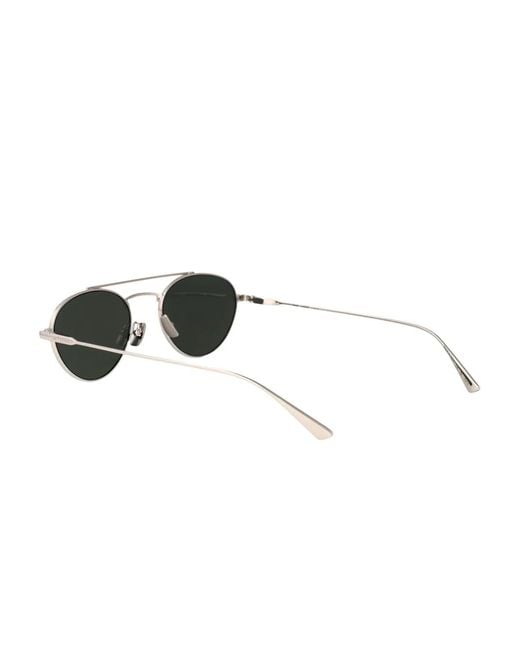 Saint Laurent Metallic Pilot-Frame Sunglasses
