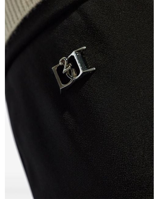 DSquared² Black Logo Plaque Trousers
