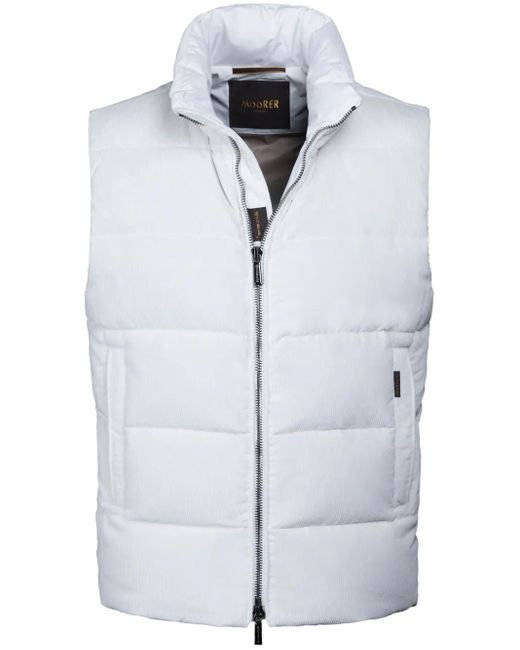 Moorer Blue Vanio Gilet for men