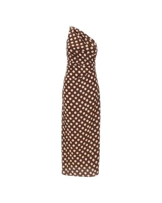 Faithfull The Brand White Simona Polka-Dot Maxi Dress