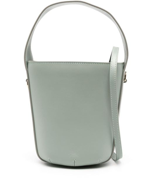 Chloé Green Sense Leather Bucket Bag