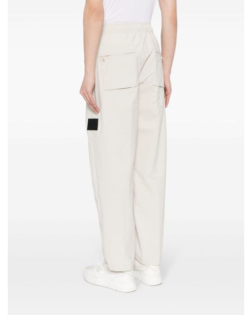 Pantalon cargo à logo appliqué Calvin Klein pour homme en coloris White