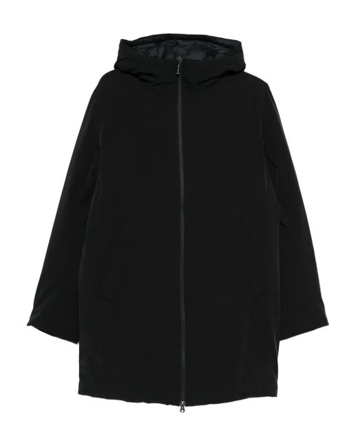 Colmar Black Hooded Zip-Front Coat for men