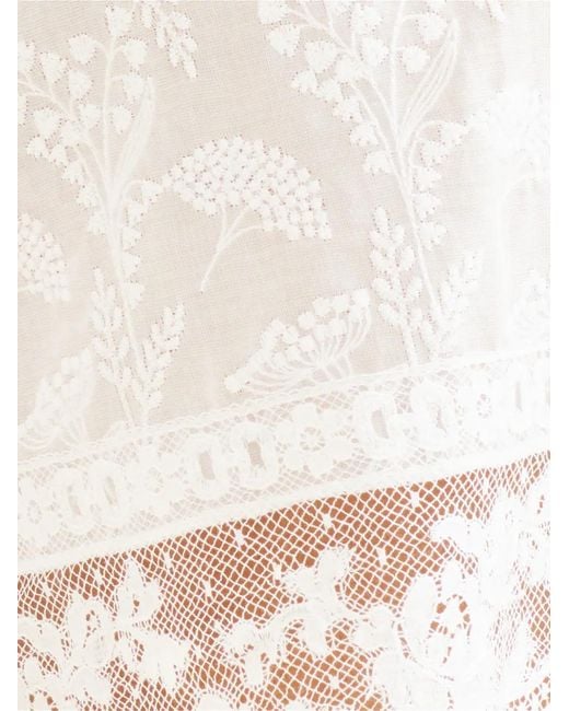 Eres White Floralie Shorts