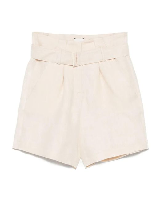 Bermudas De Lino Alysi de color Natural