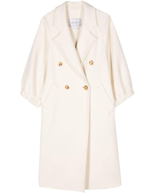 Max Mara Natural Double-breasted Cashmere Coat