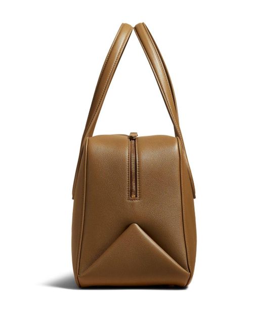Khaite Brown Medium Maeve Leather Tote Bag