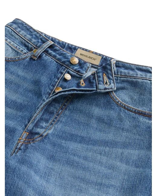 Woolrich Blue Five-Pocket Jeans