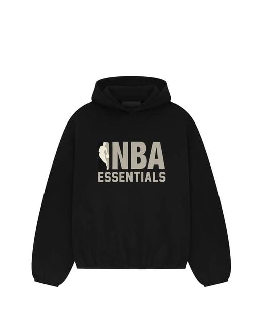 Fear Of God Black X Nba Logo-Print Hoodie for men