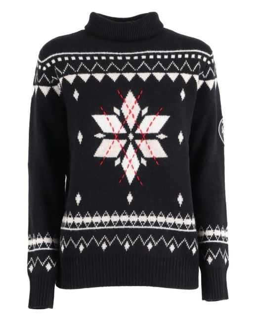 Maglione A Collo Alto di Ballantyne in Black