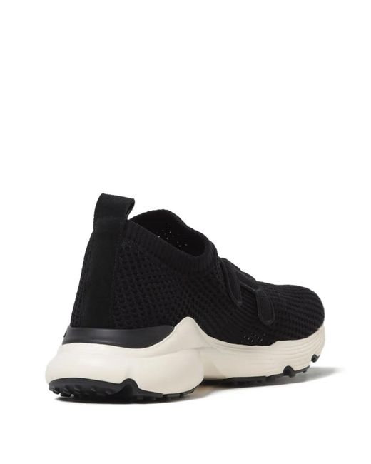 Tod's Black Chain Patch Sneakers