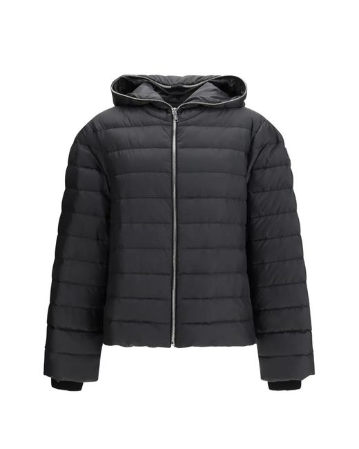 Moncler Black Rick Owens Ziplock Down Jacket + Rick Owens