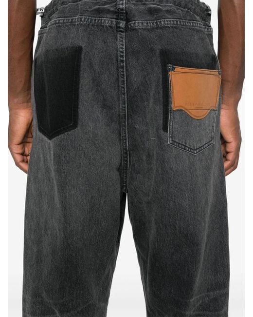 Maison Mihara Yasuhiro Black Easy Waist Jeans for men