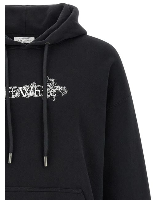 Off-White c/o Virgil Abloh Black Arrow Skate Hooded Sweatshirt for men
