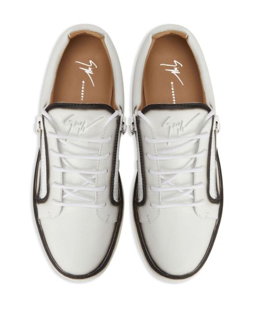 Giuseppe Zanotti Frankie Low-top Sneakers in het White voor heren