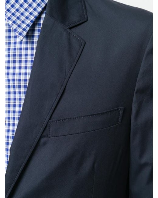 Prada Blazer Met Enkele Rij Knopen in het Blue voor heren