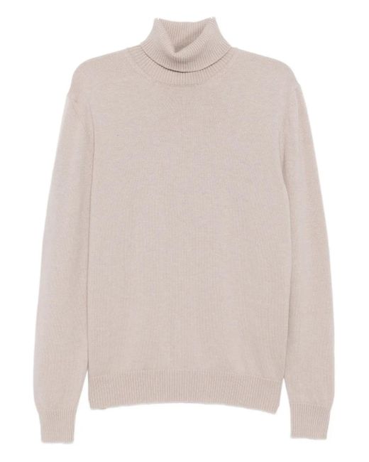 Lardini White Wool Jumper for men