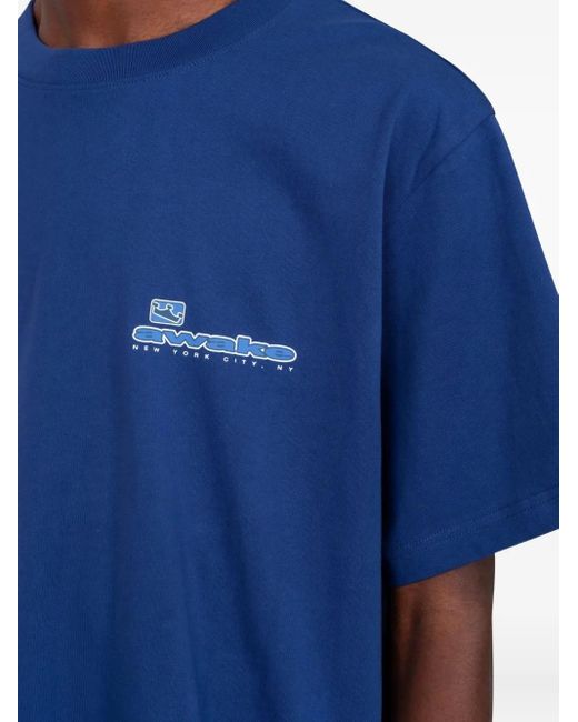 AWAKE NY Blue New York City T-Shirt for men