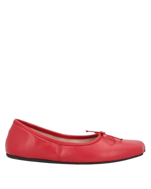 Vivienne Westwood Red Orb-Plaque Ballet Flats