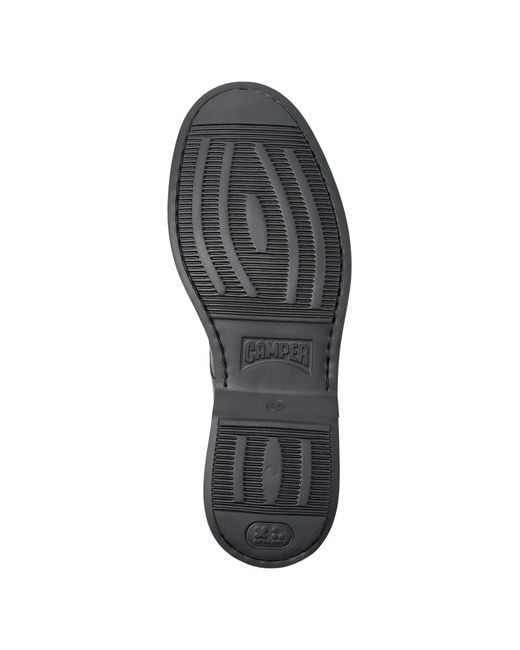 Camper Black Norman Suede Lace-Up Shoes for men