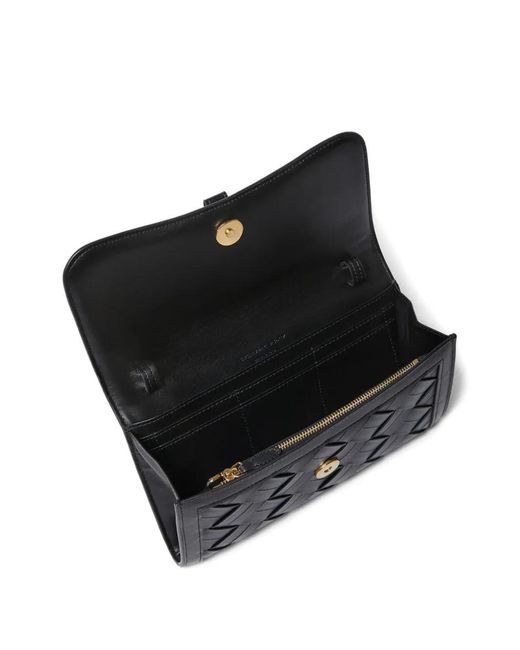 Stella McCartney Black Ryder Pebble Grain Zip Wallet
