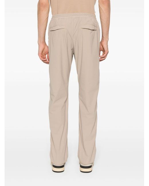 PT Torino Natural Drawstring-waist Tapered Trousers for men