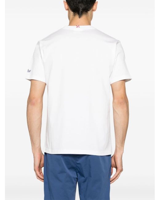 メンズ Mc2 Saint Barth グラフィック Tシャツ White