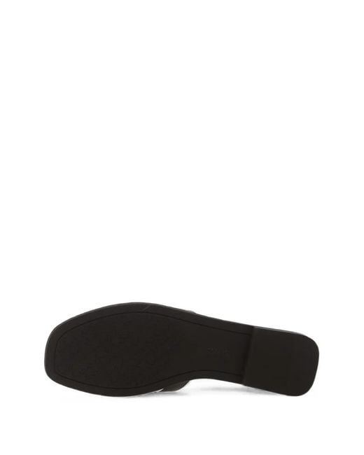 Karl Lagerfeld White Sandales À Découpes Logo