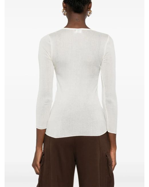 Isabel Marant リブ トップ White