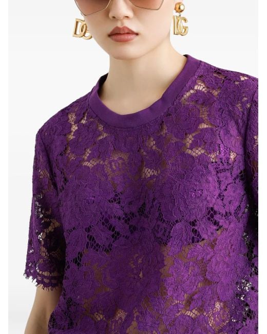 Dolce & Gabbana Purple Top