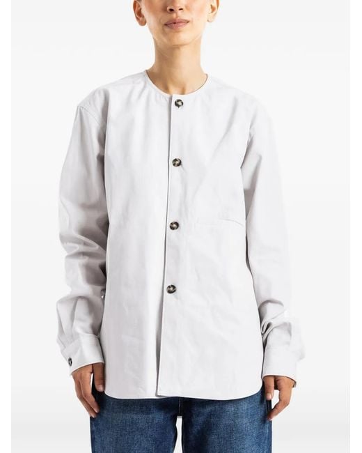 Sofie D'Hoore White Long-Sleeve Shirt