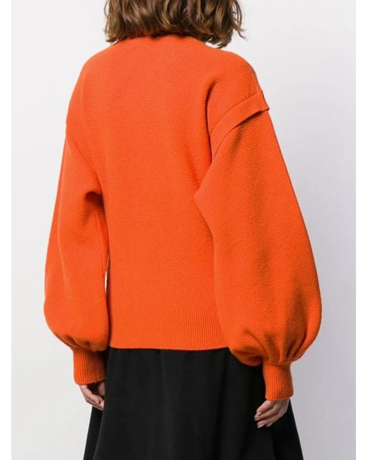 J.W. Anderson Orange Balloon Sleeve Jumper