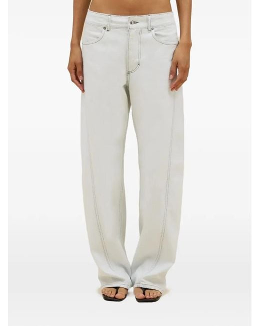 Eckhaus Latta Gray Seam Jeans