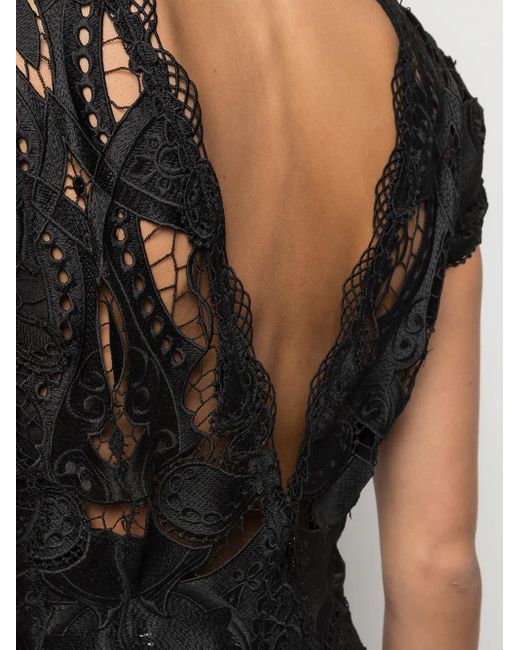 Jonathan Simkhai Black Cut Out-Detail Midi Dress