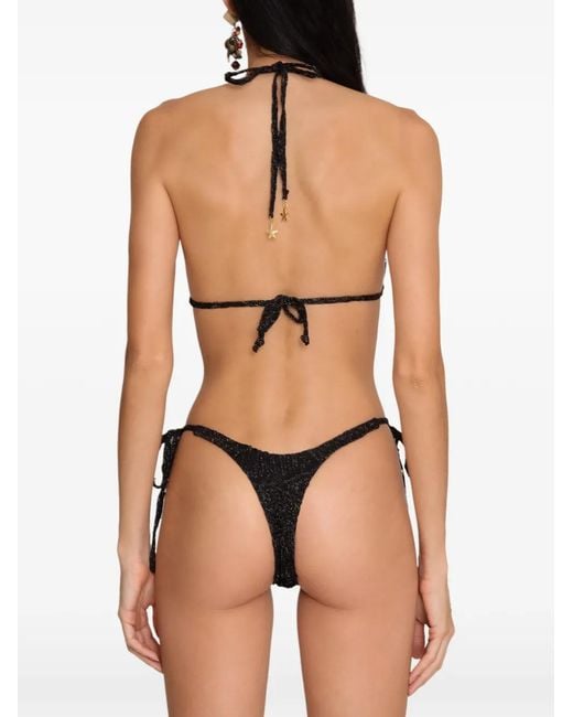 Amir Slama Black X Jade Picon Side-Tie Bikini