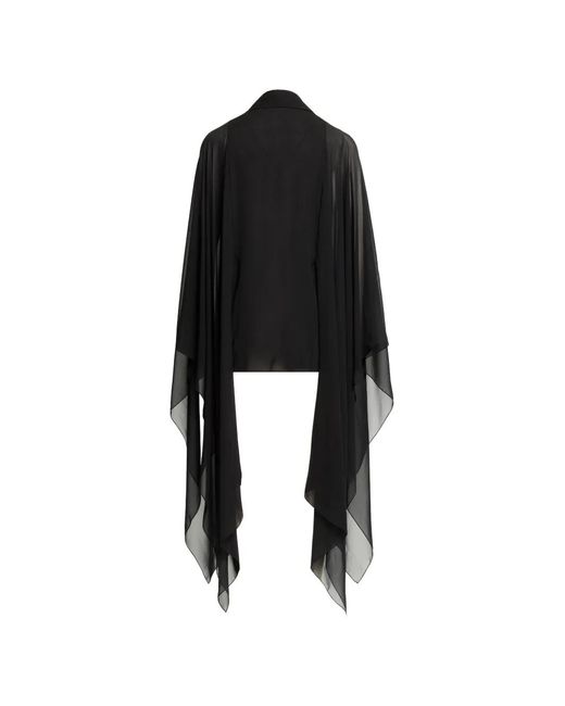 Elie Saab Black Bow-Tie Shirt