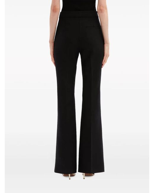 Oscar de la Renta ハイウエスト フレアパンツ Black