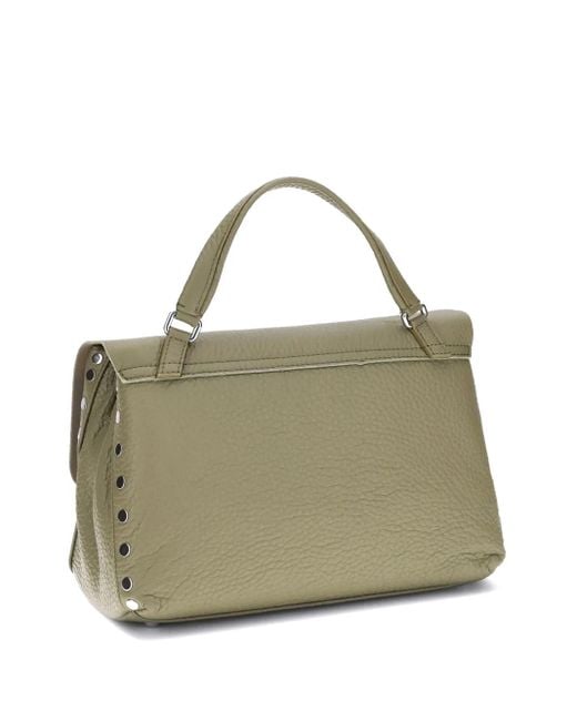 Zanellato Metallic Small Postina Stud-Embellished Tote Bag