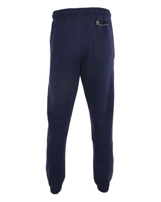 Stance Blue Elasticated-Waist Track Pants for men