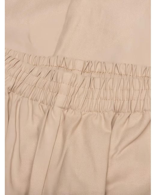 Willy Chavarria Natural Embroidered Elasticated Trousers for men