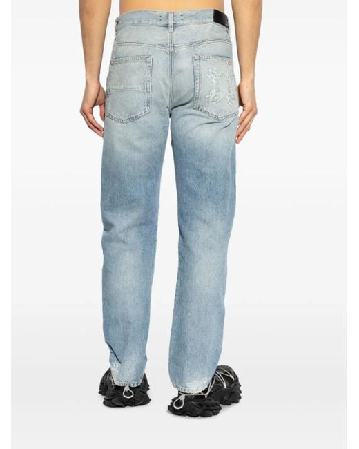 Amiri Blue Ma Quad Repaired Straight Jean for men