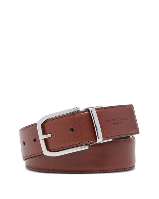 The Bridge Brown Reversible Leather Belt for men