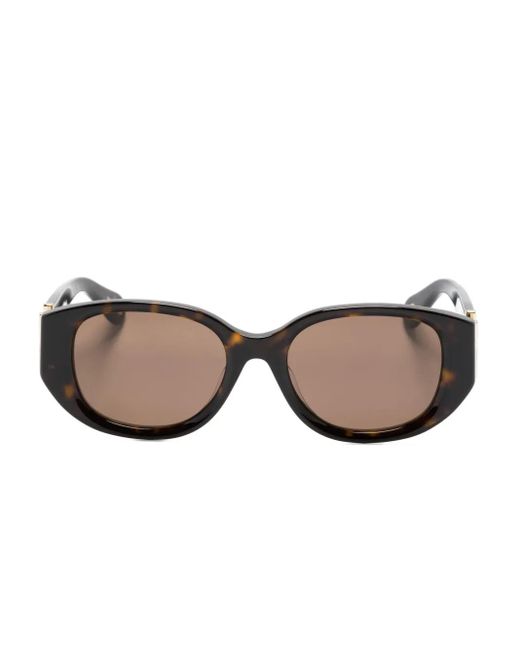 Chloé Natural Marcie Oval-Frame Sunglasses